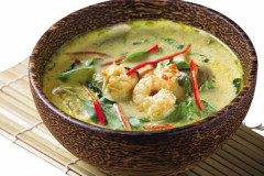 Produit Crevettes au curry vert thaï